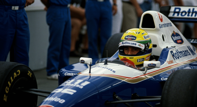 senna no carro da willians. site f1 hoje