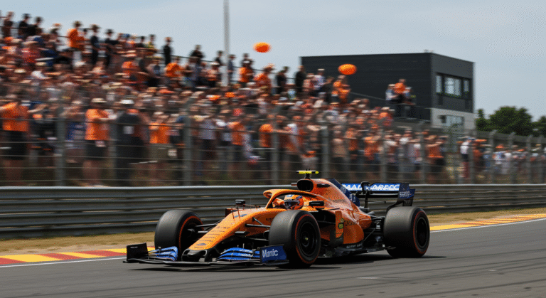 mclaren domina os treinos livres na holanda - f1 hoje - imagem de um carro da mclaren