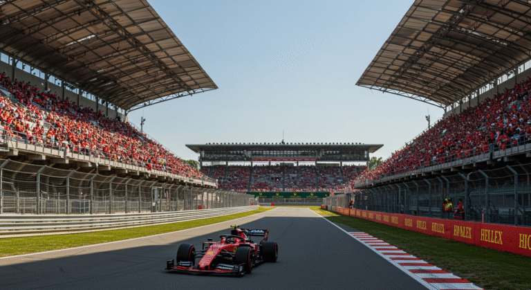 ferrari em circuito de f1 - site f1 hoje