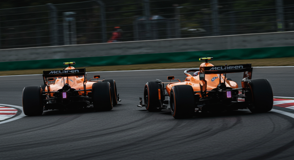 mclarens lado a lado - site f1 hoje